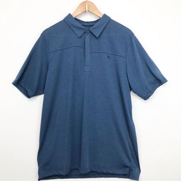 Outdoor Research Blue Quarter Zip Lightweight Performance Dri Release Polo Shirt - Picture 2 of 16